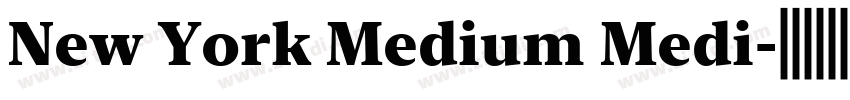 New York Medium Medi字体转换